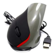 MOUSE GAMER VERTICAL USB LED 6 BOTOES