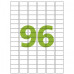 ETIQUETA 31,0 X 17,0 C/100 FLS 96PF
