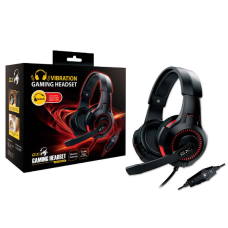 HEADSET GAMER GENIUS HS-G600V COM VIBRACAO PRETO  