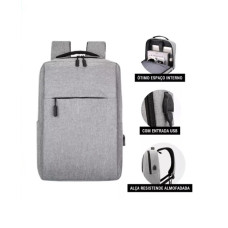 MOCHILA COM SAIDA USB ATÉ 15.6”