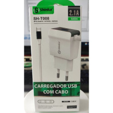 CARREGADOR MICRO USB DE 2.1A 