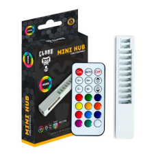 MINI HUB ARGB COM CONTROLE + CONEXÃO PLACA MÃE – CLANM