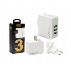 CARREGADOR 3 USB 3.4ª AUTOID 17W 