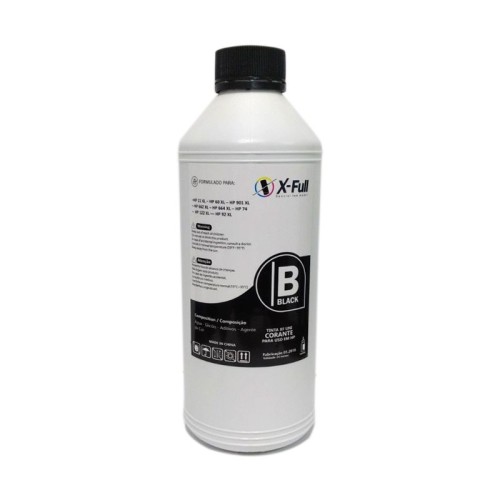 TINTA X-FULL COMP. C/ HP UNIVERSAL CORANTE BLACK