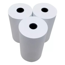 BOBINA TERMICA BRANCA 80MM X 30M