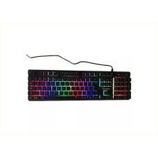 TECLADO GAMER SEMI MECANICO USB COM LED