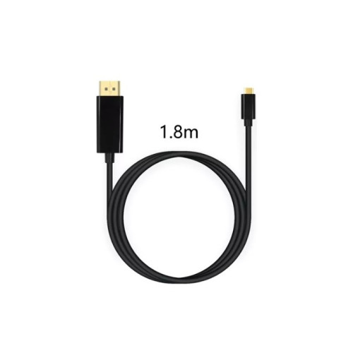 CABO USB C X DISPLAYPORT 4K DE 1,8M