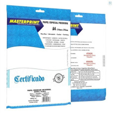 PAPEL LISO 180GRS  OFFSET BRANCO C/50 FLS 