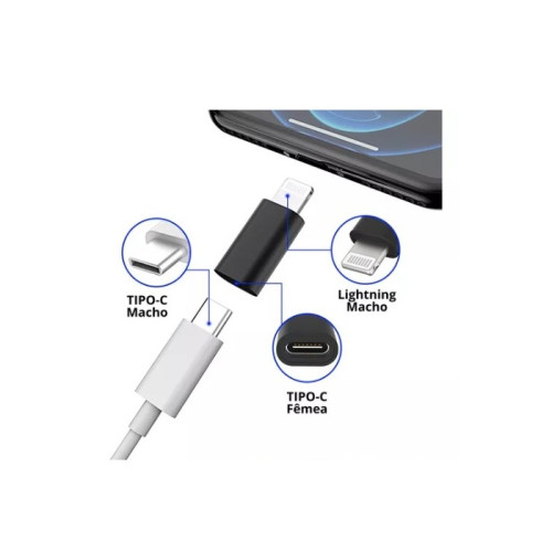 ADAPTADOR USB C X LIGHTNING 