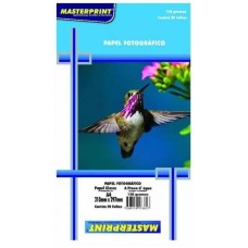 PAPEL FOTO GLOSSY A4 120 GRS C/ 20 FLS