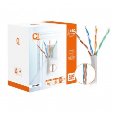 CABO REDE/CFTV BRANCO 24 AWG 305M NEXT