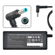 FONTE HP 19V DE3.33A 65W PINO AZUL 3.0X4.5MM COMPATÍVEL