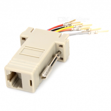 Adaptador Serial Macho ( Db9 ) X Rj45